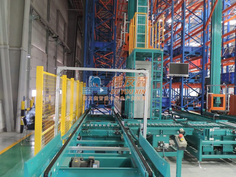 中国中车-双立柱堆跺机自动化立体仓库(图2)